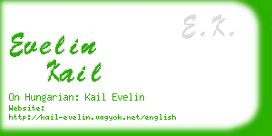 evelin kail business card